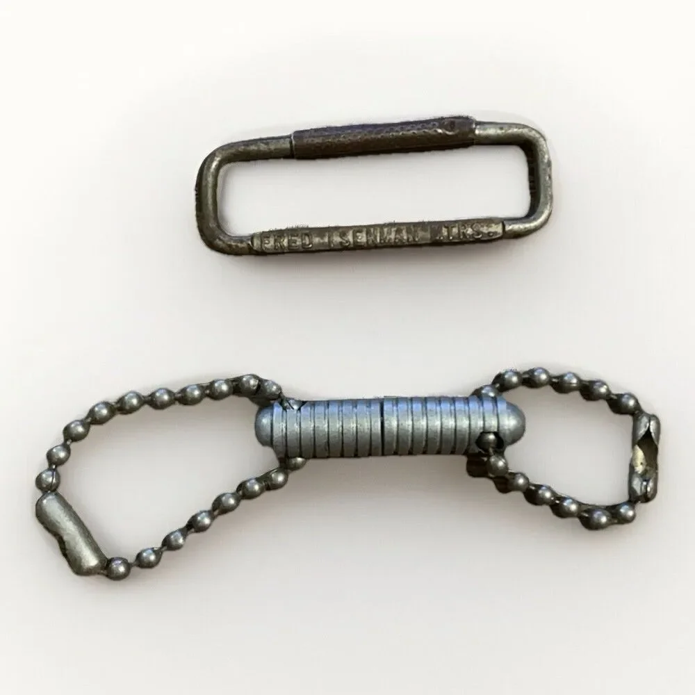 Vintage Quick Separation Keychain & Fred Isenman Motors Key Chain